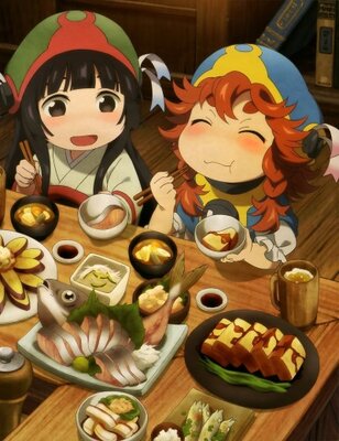 ハクメイとミコチ 「ネジとベッド と 囲炉裏と博打」